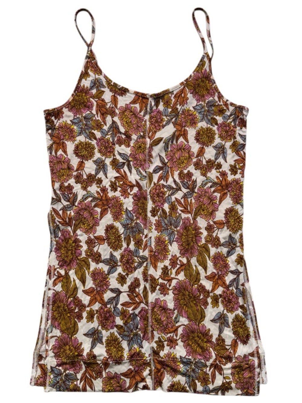 Free People Intimately Floral Open Back Tunic Tank – Size Small